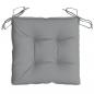 Preview: Stuhlkissen 6 Stk. Grau 50x50x7 cm Oxford-Gewebe