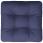 Preview: Palettenkissen Marineblau 60x61,5x10 cm Stoff