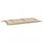 Preview: Gartenbank-Auflage Beige 100x50x7 cm Oxford-Gewebe