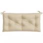 Preview: Gartenbank-Auflage Beige 100x50x7 cm Oxford-Gewebe