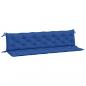 Preview: Gartenbank-Auflagen 2 Stk. Blau 200x50x7 cm Oxford-Gewebe