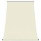 Preview: Markise Einziehbar Creme 150x150 cm Stoff und Stahl