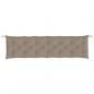 Preview: Gartenbank-Auflage Taupe 200x50x7 cm Oxford-Gewebe