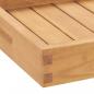 Preview: Serviertablett 60x35 cm Massivholz Teak