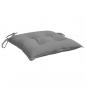 Preview: Stuhlkissen 2 Stk. Grau 50x50x7 cm Oxford-Gewebe