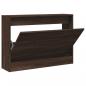 Preview: Schuhschrank Braun Eichen-Optik 80x21x57 cm Holzwerkstoff