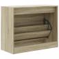 Preview: Schuhschrank Sonoma-Eiche 80x34x63 cm Holzwerkstoff