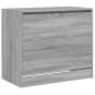 Preview: Schuhschrank Grau Sonoma 80x42x69 cm Holzwerkstoff