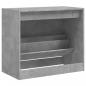 Preview: Schuhschrank Betongrau 80x42x69 cm Holzwerkstoff