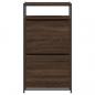 Preview: Schuhschrank Braun Eichen-Optik 60x34x112 cm Holzwerkstoff