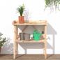 Preview: Pflanztisch mit Ablage 78x38x82,5 cm Massivholz Tanne