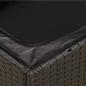 Preview: Garten-Ecksofa mit Kissen Schwarz Poly Rattan