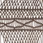 Preview: Makramee Vorhang Taupe 140x240 cm Baumwolle