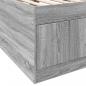 Preview: Tagesbett mit Schubladen Grau Sonoma 75x190 cm Holzwerkstoff