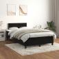 Preview: Boxspringbett mit Matratze Schwarz 120x190 cm Samt