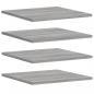 Preview: Wandregale 4 Stk. Grau Sonoma 40x50x1,5 cm Holzwerkstoff