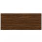 Preview: Wandregale 4 Stk. Braun Eichen-Optik 100x40x1,5cm Holzwerkstoff