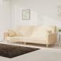 Preview: ARDEBO.de - Schlafsofa 2-Sitzer mit 2 Kissen Creme Stoff