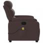 Preview: Massagesessel Dunkelbraun Stoff