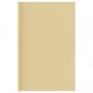 Preview: ARDEBO.de - Zeltteppich 300x500 cm Beige