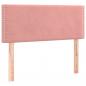 Preview: Boxspringbett mit Matratze Rosa 80x200 cm Samt