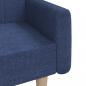 Preview: Schlafsofa 2-Sitzer Blau Stoff