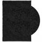Preview: Shaggy-Teppich PAMPLONA Hochflor Modern Schwarz 160x230 cm