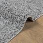 Preview: Shaggy-Teppich PAMPLONA Hochflor Modern Grau 200x200 cm