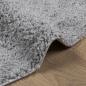 Preview: Shaggy-Teppich PAMPLONA Hochflor Modern Grau Ø 200 cm