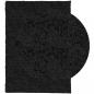 Preview: Shaggy-Teppich PAMPLONA Hochflor Modern Schwarz 200x280 cm