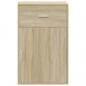 Preview: Beistellschrank Sonoma-Eiche 56,5x39x90 cm Holzwerkstoff