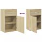 Preview: Beistellschrank Sonoma-Eiche 56,5x39x90 cm Holzwerkstoff