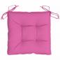 Preview: Stuhlkissen 2 Stk. Rosa 40x40x7 cm Stoff