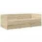 Preview: Tagesbett mit Schubladen Sonoma-Eiche 75x190 cm Holzwerkstoff