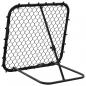 Preview: Fußball-Rebounder Verstellbar Schwarz 84x73x60-80 cm Stahl