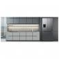 Preview: Samsung RF50C530ES9/EF Stand Side-by-Side Kombination French Door, 81,7 cm breit, No Frost+, WiFi, Festwasseranschluss+ Wassertank, Auto Ice Maker, Waserspender, Edelstahl