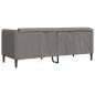 Preview: Sofa 2-Sitzer Taupe Stoff