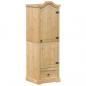 Preview: Kleiderschrank Corona 55x52x170 cm Massivholz Kiefer