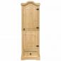 Preview: Kleiderschrank Corona 55x52x170 cm Massivholz Kiefer