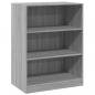 Preview: Kleiderschrank Grau Sonoma 77x48x102 cm Holzwerkstoff