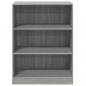 Preview: Kleiderschrank Grau Sonoma 77x48x102 cm Holzwerkstoff