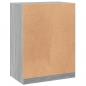 Preview: Kleiderschrank Grau Sonoma 77x48x102 cm Holzwerkstoff