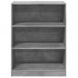 Preview: Kleiderschrank Betongrau 77x48x102 cm Holzwerkstoff