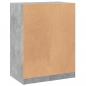 Preview: Kleiderschrank Betongrau 77x48x102 cm Holzwerkstoff