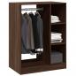 Preview: Kleiderschrank Braun Eichen-Optik 77x48x102 cm Holzwerkstoff