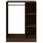 Preview: Kleiderschrank Braun Eichen-Optik 77x48x102 cm Holzwerkstoff