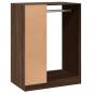 Preview: Kleiderschrank Braun Eichen-Optik 77x48x102 cm Holzwerkstoff