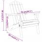 Preview: 3-tlg. Garten-Lounge-Set Adirondack Massivholz Akazie