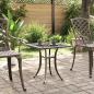 Preview: Gartentisch Bronzen 53x53x53 cm Aluminiumguss