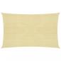 Preview: ARDEBO.de - Sonnensegel 160 g/m² Beige 2,5x4,5 m HDPE